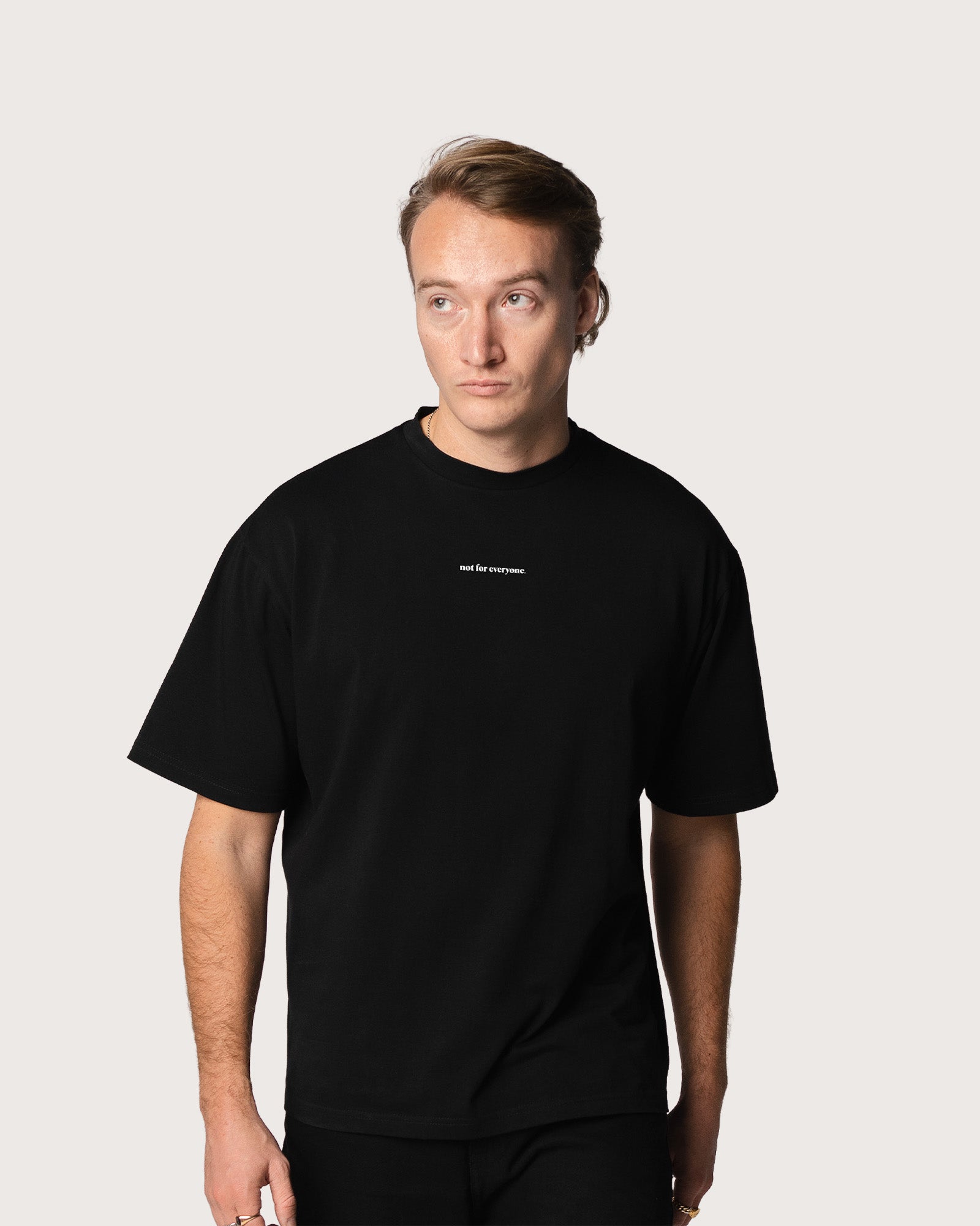 Black N4E Premium Heavyset Tee