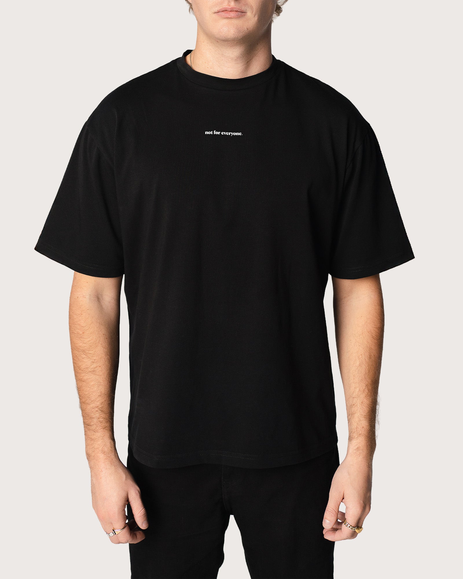 Black N4E Premium Heavyset Tee