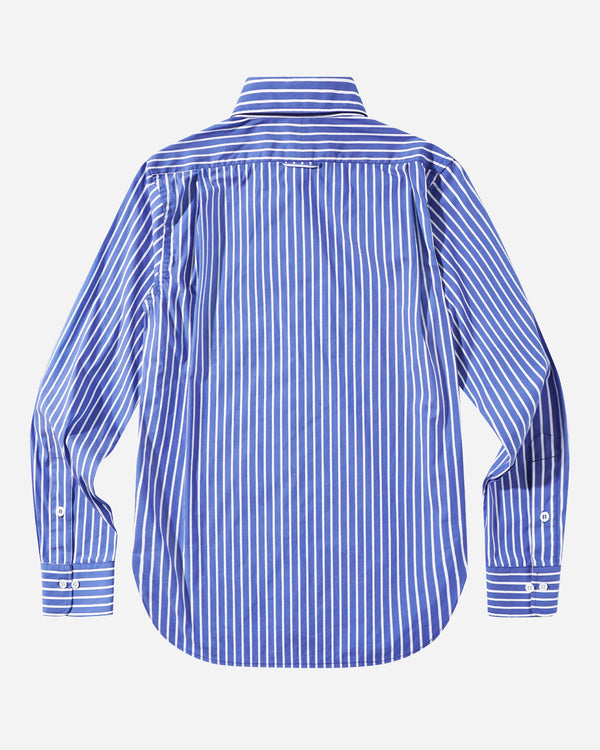 N4E Navy Stripe Dress Shirt