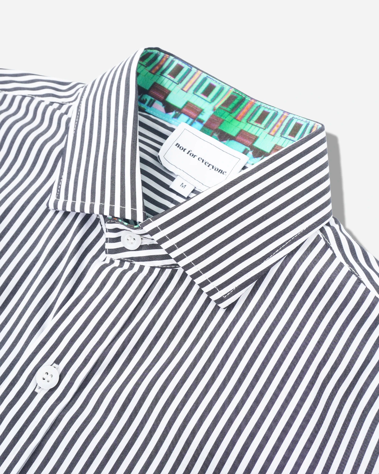 N4E Charcoal Stripe Dress Shirt