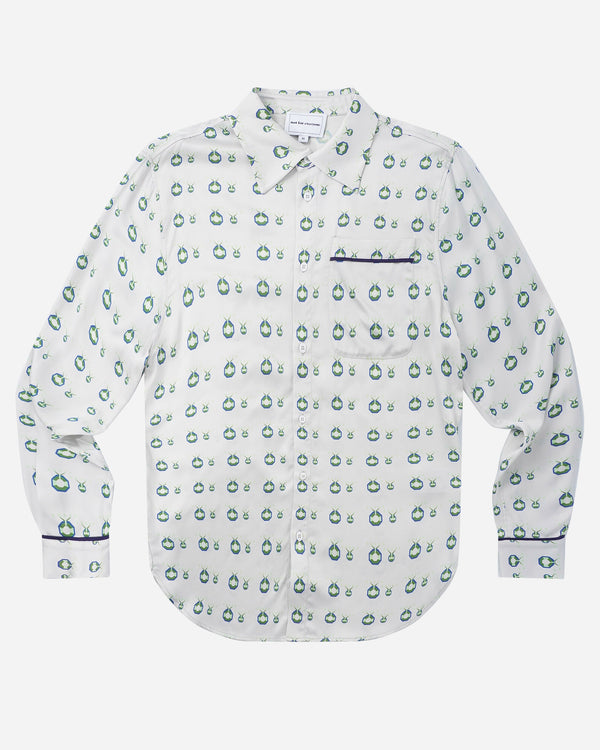 N4E Ivory Orb Button Down