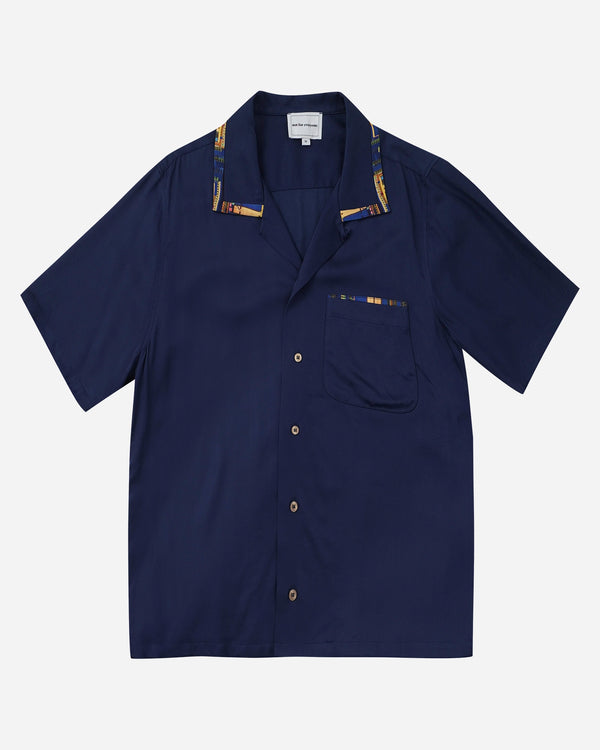 Accented Midnight Cuban Shirt