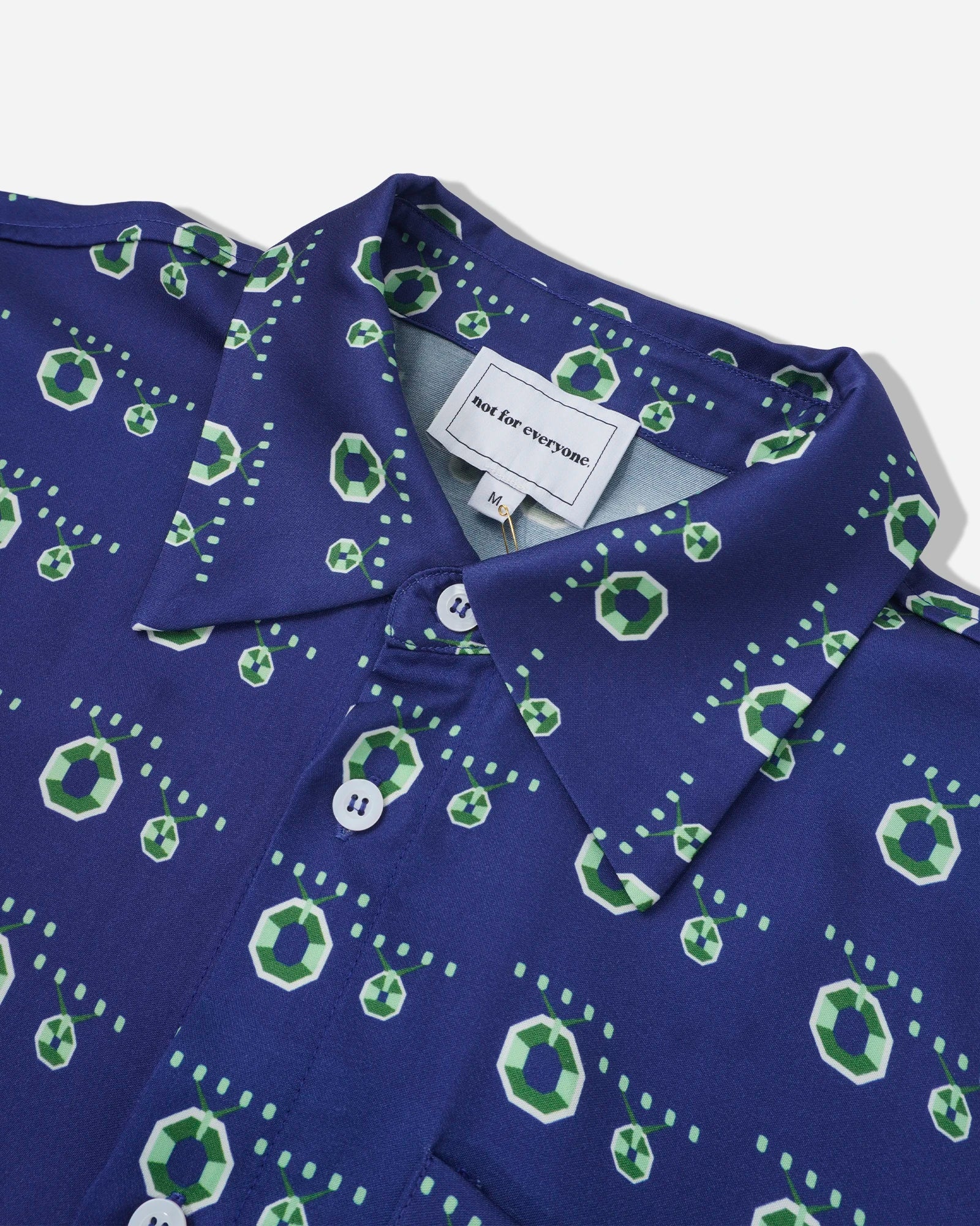 N4E Navy Orb Button Down