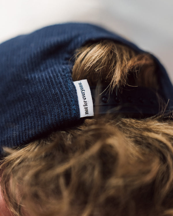 Blue N4E Corduroy Cap