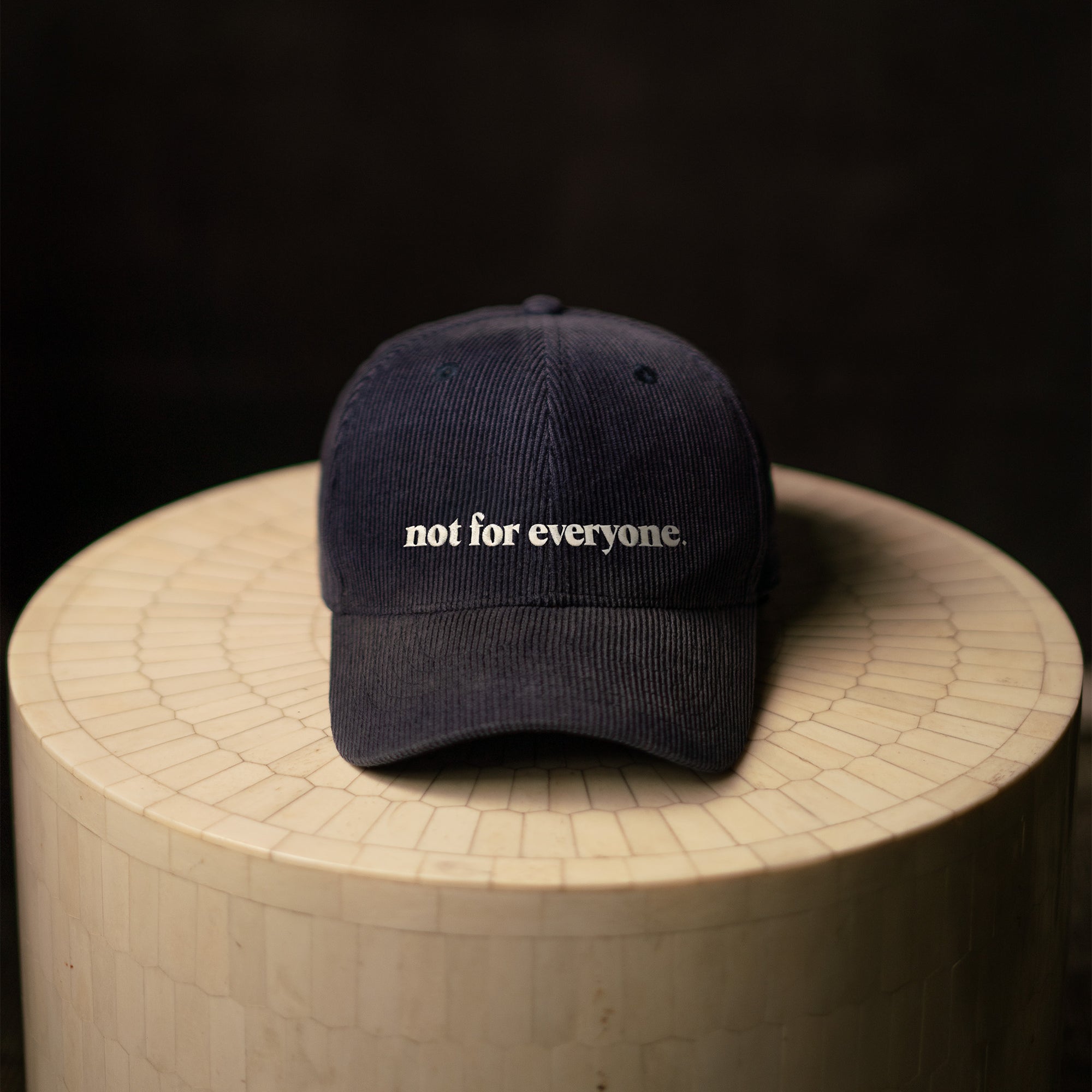 Blue N4E Corduroy Cap