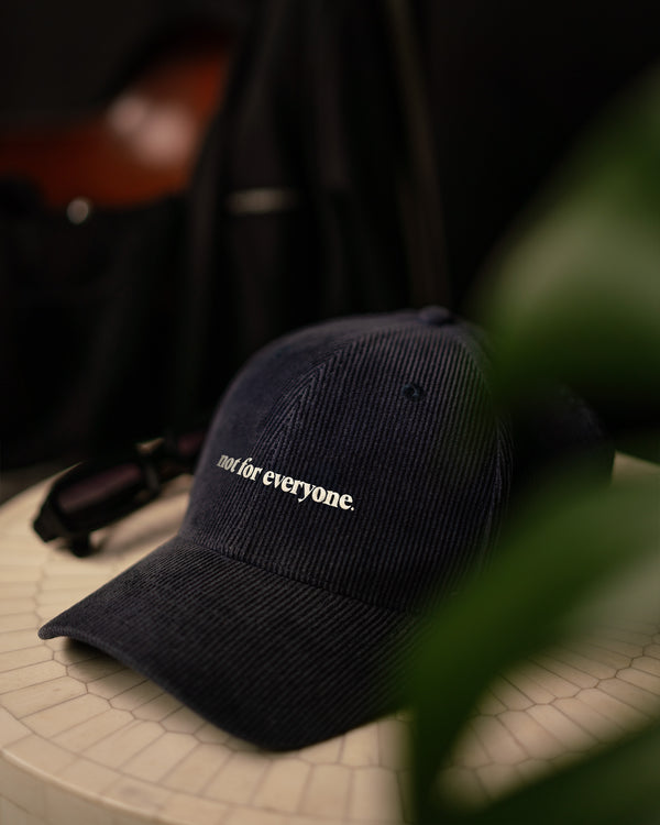 Blue N4E Corduroy Cap