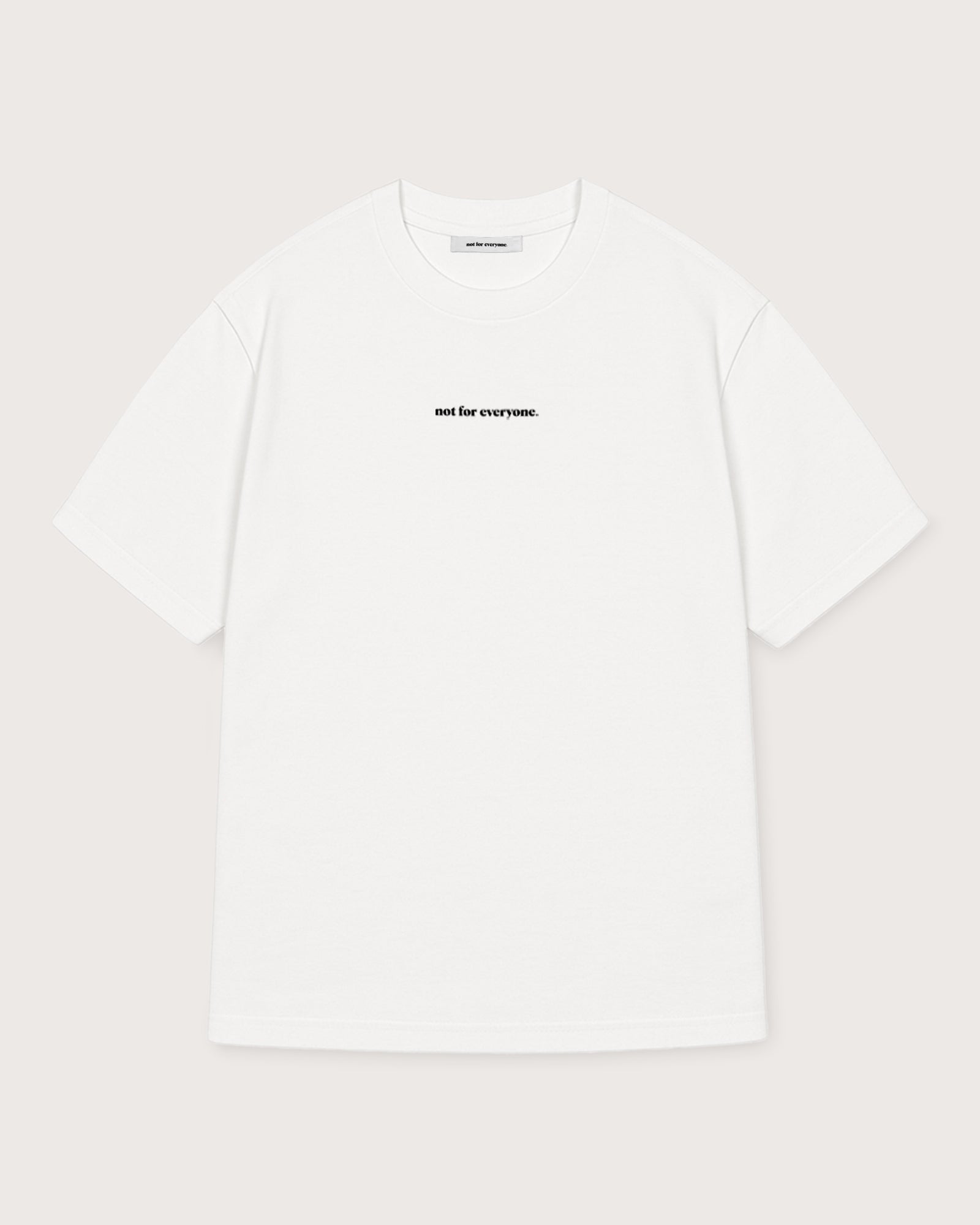 White N4E Premium Heavyset Tee