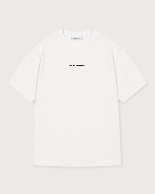 White N4E Premium Heavyset Tee