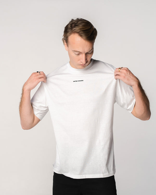 White N4E Premium Heavyset Tee