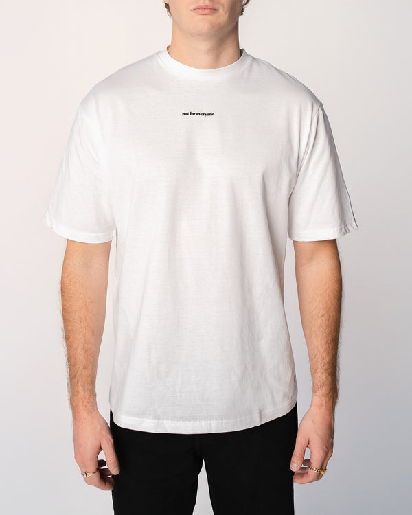 White N4E Premium Heavyset Tee